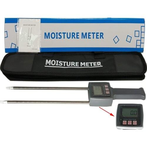 Multifunctional Hay Moisture Tester Meter for Hays Grains Straw Bran Fiber Measuring Range 0 to 80 Percent