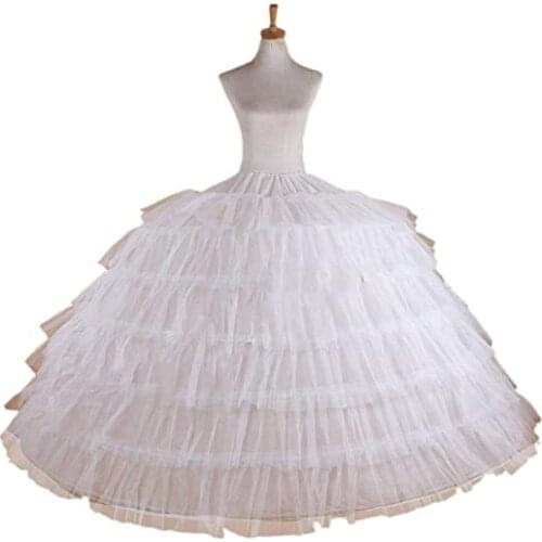 Tiered Net Puffy Petticoat Slip Crinoline Underskirt for Women Ball Gown Quinceanera Wedding Dress Accessory