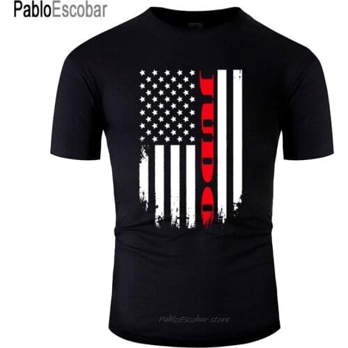 Print Fitness Patriotic Judo Player Flag Mens T-Shirt Girl Boys Classic Mens Tee Shirt Male Oversize S-5xl Hiphop Top
