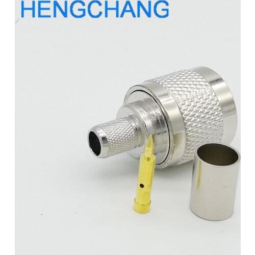 1PCS N-Type Male Connector 50-5 N Connector RF Coaxial Connector for LMR300 5D-FB cable N-50J-5 RF Coaxial Connector