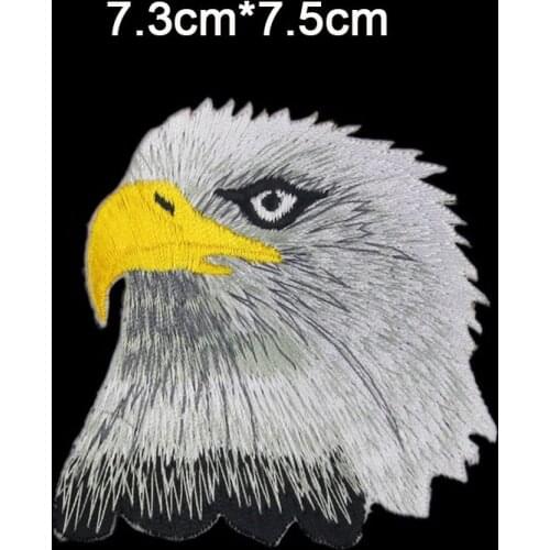 US Animal Eagle Iron On Patch Clothes Patch For Clothing Girls Boys Embroidered Patch