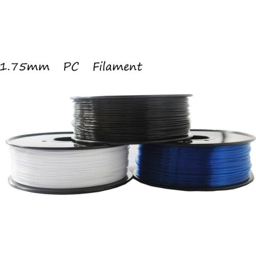 3.0mm 1KG / 0.1KG PC 3D Printer Filament Dimensional Accuracy+/-0.02mm 3D Printing Material for RepRap