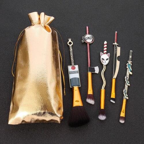 NEW Demon Slayer Kamado Tanjirou Kamado Nezuko Agatsuma Zenitsu COSPLAY Cosmetic brush Model toys Gift