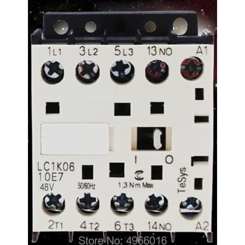 Original 6A Miniature AC Contactor LC1K0610E7 LC1-K CJX2-K 48V 110V DJ Equipment Accesories