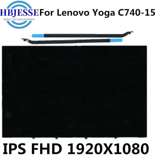 Genuine New Laptop Touch Screen Module FHD 1920X1080 for Lenovo Yoga C740-15 Display LCD Digitizer Assembly 5D10S39586