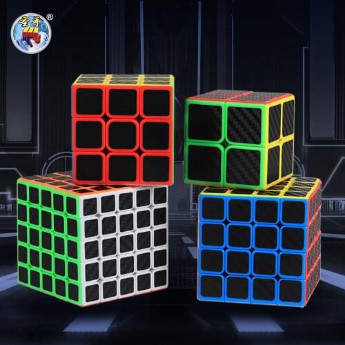 Genuine Sengso Antistress Magic Cube 2x2 3x3 4x4 5x5 Speed Magico Cubo Professional Competition Cubes Puzzle Home Games Toys