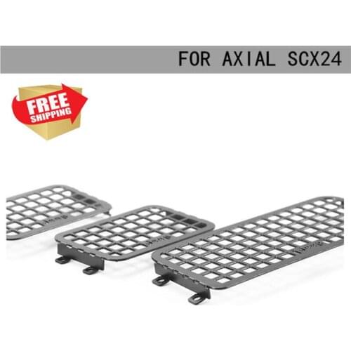 Radio control RC Car DJ Metal 3D car window netting side rear window netting for Axial SCX24 option upgrade parts