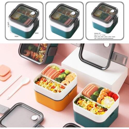 Microwave Heating Eco-friendly Separate Type Food Storage Box for Office