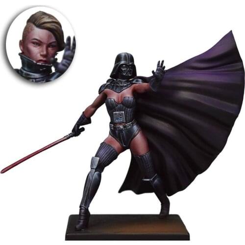 Assembly Unpainted Scale 1/24 75mm Vixen Lord soldier 75mm figure Historical Resin Model