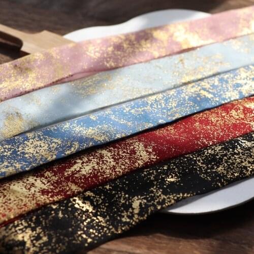 Chiffon THIN gilding light blue red bow Headband light blue hanfu kimono Hair band ribbon for dress belt COSPLAY SIZE:3*148CM