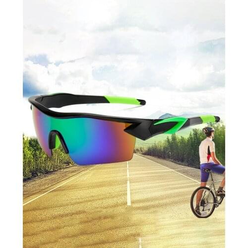 Fashion Cycling Sunglasses Mens Colored Bicycle Sunglasses Outdoor Sports MTB Bike Glasses Riding Eyewear Cycling Equipment