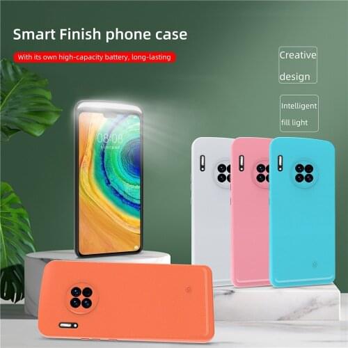 Intelligent Fill Light Selfie Case For Huawei Mate 30 Pro Case Front LED Light Cover Coque For Huawei Mate 40 Pro Mate 30 Funda