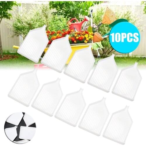 10pcs Plastic Rhinestone Diamond Plate 5D Painting Nail Diamond Tray DIY Art Craft Accessory