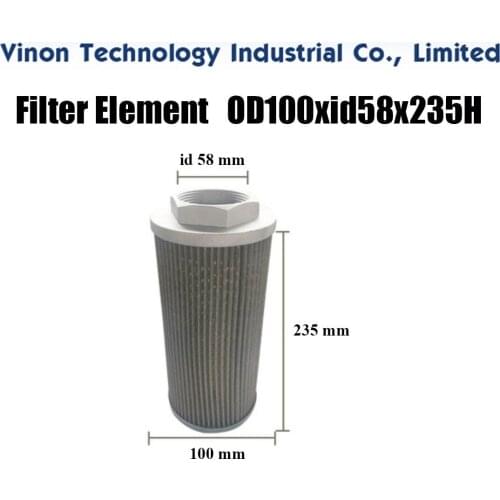 2PCS Pack) OD100xd58x235Hmm RUIJUN Filter Element edm spare parts for WEDM-MS machines