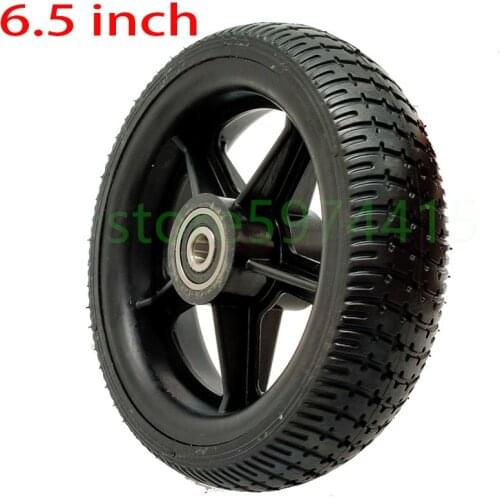 6.5 inch solid wheel with a plastic hub/rim for Electric Scooter Smart Folding Electric Longboard Hoverboard