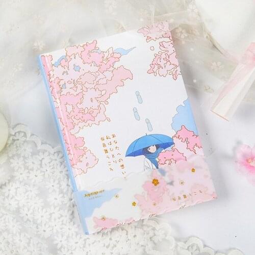 A5 Sakura Color Planner Bullet Journal Cartoon Character Sakura Notebooks and Journals Office Accessories