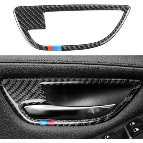 For BMW F10 5 Series/GT Accessories Car Interior Carbon Fiber Dashboard Speaker Panel Decoration Car Styling Stickers Decoration