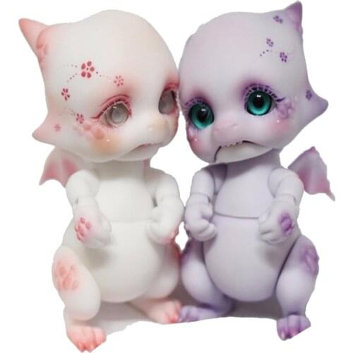 AQK BJD Doll 1/8 Lovely Pet Baby Milk Dragon