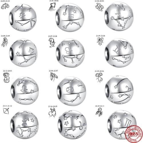 New DIY fine beads Fit Original Pandora Charms Silver 925 Bracelet Jewelry