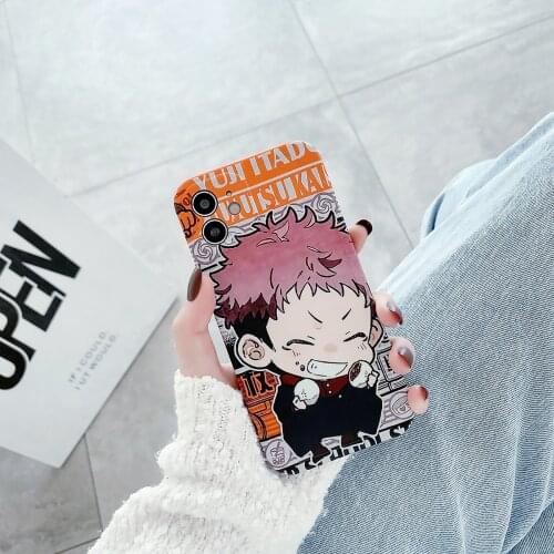 Jujutsu Kaisen Itadori Yuji Phone Case Cover for Iphone 12 Pro Max X XR XS MAX 6 7 8 Plus 11 Pro Max