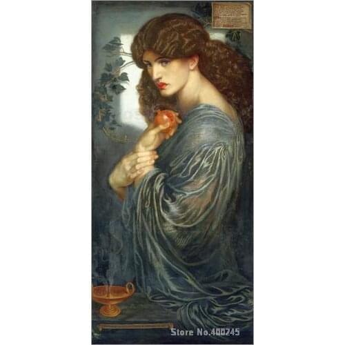 Art gallery Proserpine by Dante Gabriel Rossetti oil on canvas Handmade High quality