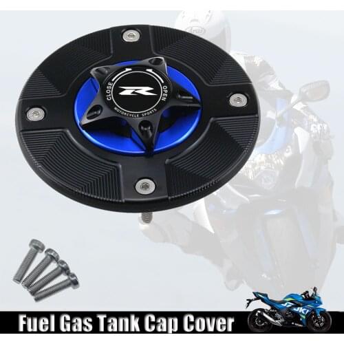 Motorcycle Fuel Gas Cap Petrol Tank Cover CNC Quick Release Cover for SUZUKI GSXR 600/750/1000 GSX-R 1996-2003
