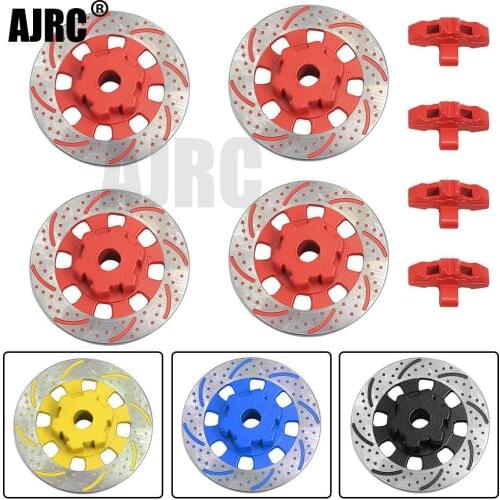 4PCS Aluminium Alloy Mental Brake Disc Drive Hub for 1/7 Traxxas Unlimited Desert Racer UDR 8569 RC Car Accessories