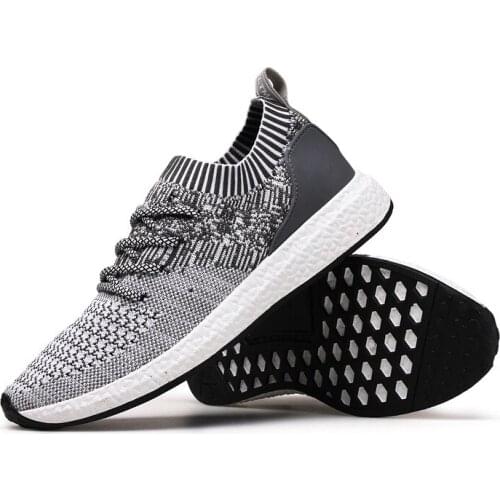 2019 Casual Shoes Men Flat Sneakers Breathable Fashion Mesh Mens Trainers Shoes Summer Sneakers Men Running Shoes Big Size 46
