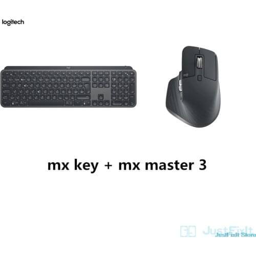New Logitech MX Keys Advanced Wireless Illuminated Keyboard mx master 3 mouse Bluetooth keyboard