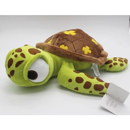 Limited Edition Original Disney Series Finding Nemo Movie Crush Plush Toy Green Sea Turtles Birthday Presents Doll 40cm