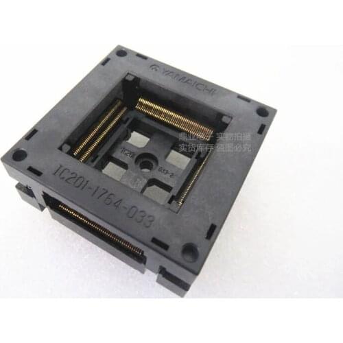 Original YAMAICHI IC Test Seat LQFP176 IC201-1764-033 Burning Programmer QFP176 Socket Adapter