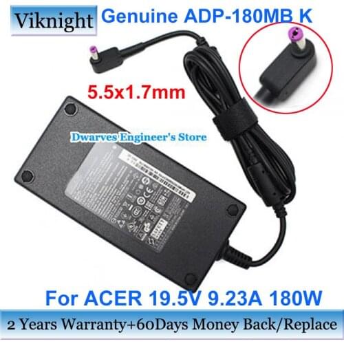 Genuine ADP-180MB K Ac power Adapter 19.5v 9.23A 150W For Acer ASPIRE V17 V15 NITRO Laptop Adapter charger