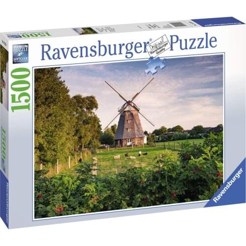RAVENSBURGER 16223 PUZZLE 1500 pcs. Windmill on the Baltic Sea