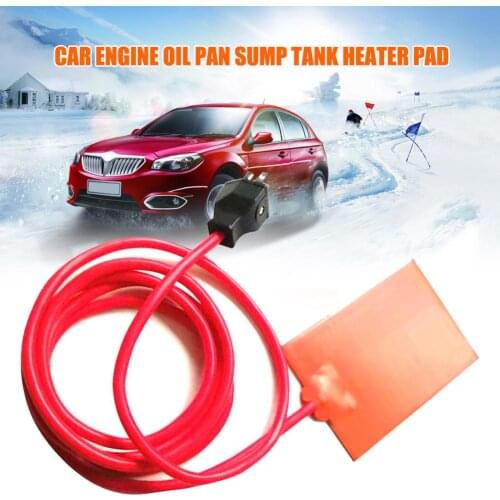 New Type Silicone Heater Pad Engine Block Hydraulic Tank Heating Plate Oil Pan Sump Tank Oil Heater Pad /Mat With US/EU Plug
