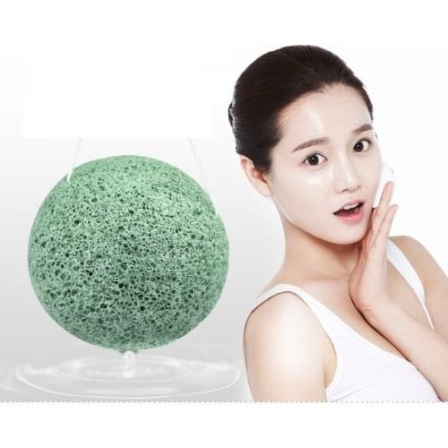1pcs Natural Konjac Sponge Facial Exfoliator Wash Cleansing Cosmetic Puff Flutter Sponge Skin Care Cleanser Tools Cosmetic Puff