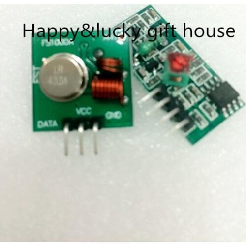 TX and RX 433mh transmitter and receiver 433Mhz RF Wireless Transmitter Module and Receiver 5V DC 433MHZ Wireless S