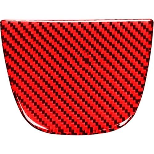 Carbon Fiber Car Interior Reading Light Cover Trim Sticker for Mini Cooper F55 F56 F60 Accessories, Red