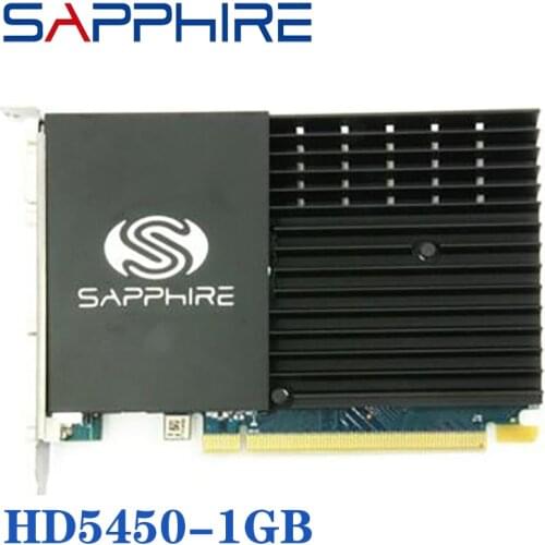 SAPPHIRE HD 5450 1GB Graphics Card GPU For AMD 5400 GPU Desktop Graphics Video Card Radeon HD 5450 1GB GDDR3 Used