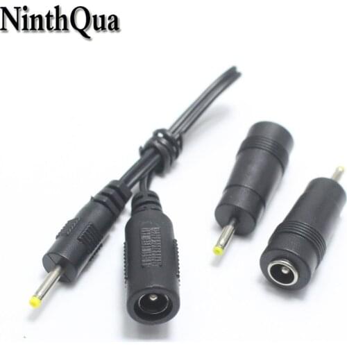 1pcs 5.5*2.1mm female jack to 2.5*0.7mm male Plug DC Power Connector Adapter Laptop 90 / 180 Degrees / with Cable
