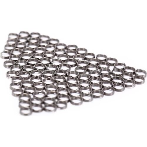 100Pcs/lot for Nylon Darts Shafts Dart Accessories Professional Silver Dart Shaft Stainless Steel Rings