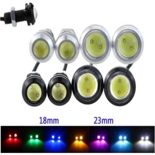 18MM LED Motorcycle Signal Lamp Super Bright Car Number License Plate Bolt Screw Tail Rear Light Brake Fog Lamp Bulb