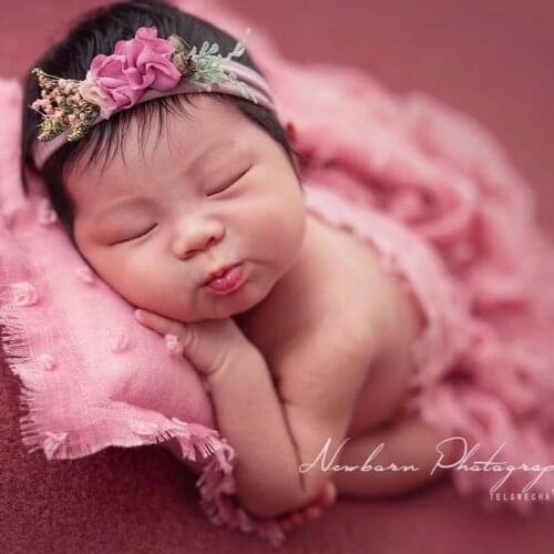 Infant Fotografia Photo Shoot Flokati Photoshoot Studio Accessories Vintage Acrylic Layering Wrap For Newborn Photography Props