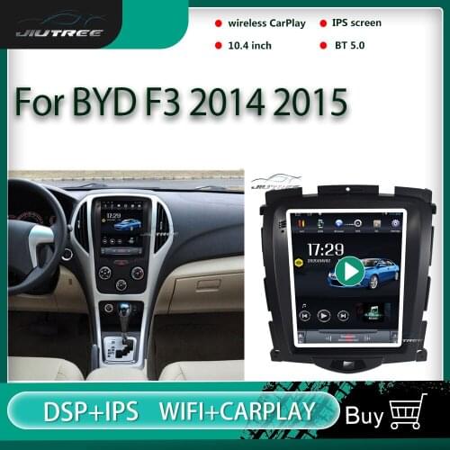 Vertical Screen Android 10.0 Car Radio For BYD F3 2014 2015 GPS Navigation Multimedia Player Audio DVD Player Stereo Receiver