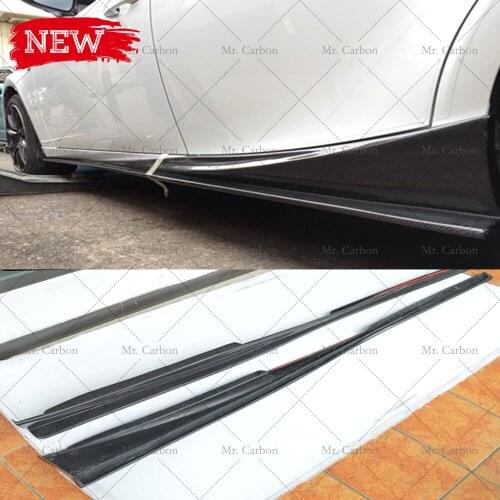 FOR LEXUS 2013-2017 IS200 IS250 IS300 CARBON FIBER SIDE SKIRT TRIM BODY KIT TUNING PART FOR IS200 IS300 RACING