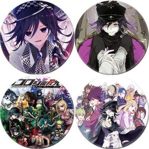 Hot Game Danganronpa: Trigger Happy Havoc Brooch Pins Breastpin Cartoon Badge Lovers Jewelry Schoolbag Women Handbag Accessories