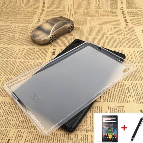 Case For Lenovo Tab 4 TAB4 8 plus Soft Tablets Transparent Protective Cover For Lenovo TAB 4 8 Plus TB-8704N TB-8704F+film+pen
