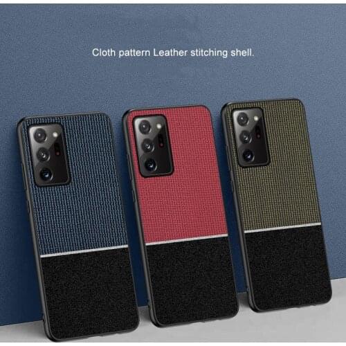 For Samsung S20 FE S10 Lite S9 S8 Plus Case Leather Splice Cover For Galaxy Note 20 Ultra 10 9 8 A91 A21S A71 A51 5G A31 A81