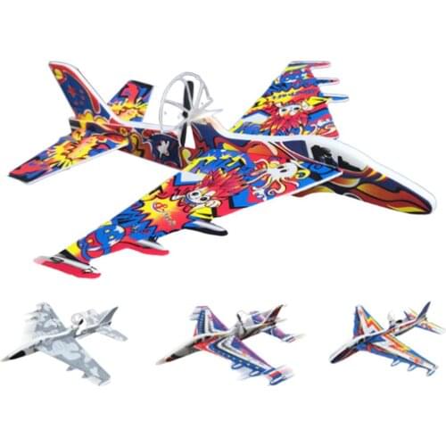 Electric Hand Throw Maneuver Airplane Durable Epp Foam USB Charging Glider Fighter Aircraft Children Plane Model Outdoor Toy