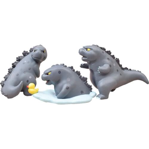 Godzilla Figure Q Version Monster Energy Anime Action Toys Doll Ornaments King Of Monsters Model Gift Desktop Decoration Figma