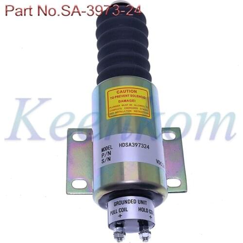 SA-3973-24 SA-3973 Fuel Shutoff Solenoid Stop Solenoid For Woodward SA-3973-12 SA-3973
